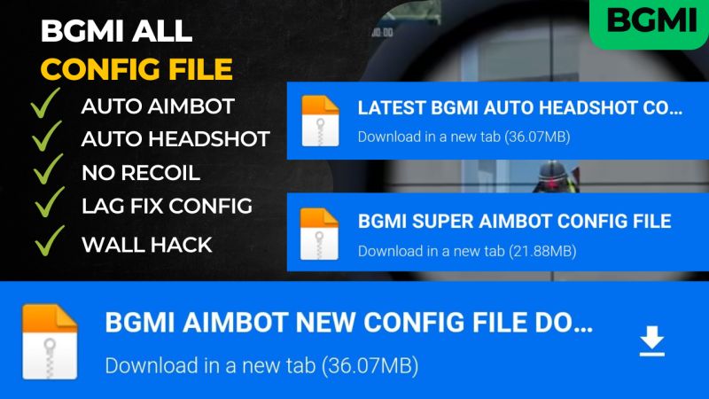 BGMI Aimbot 360 config File
